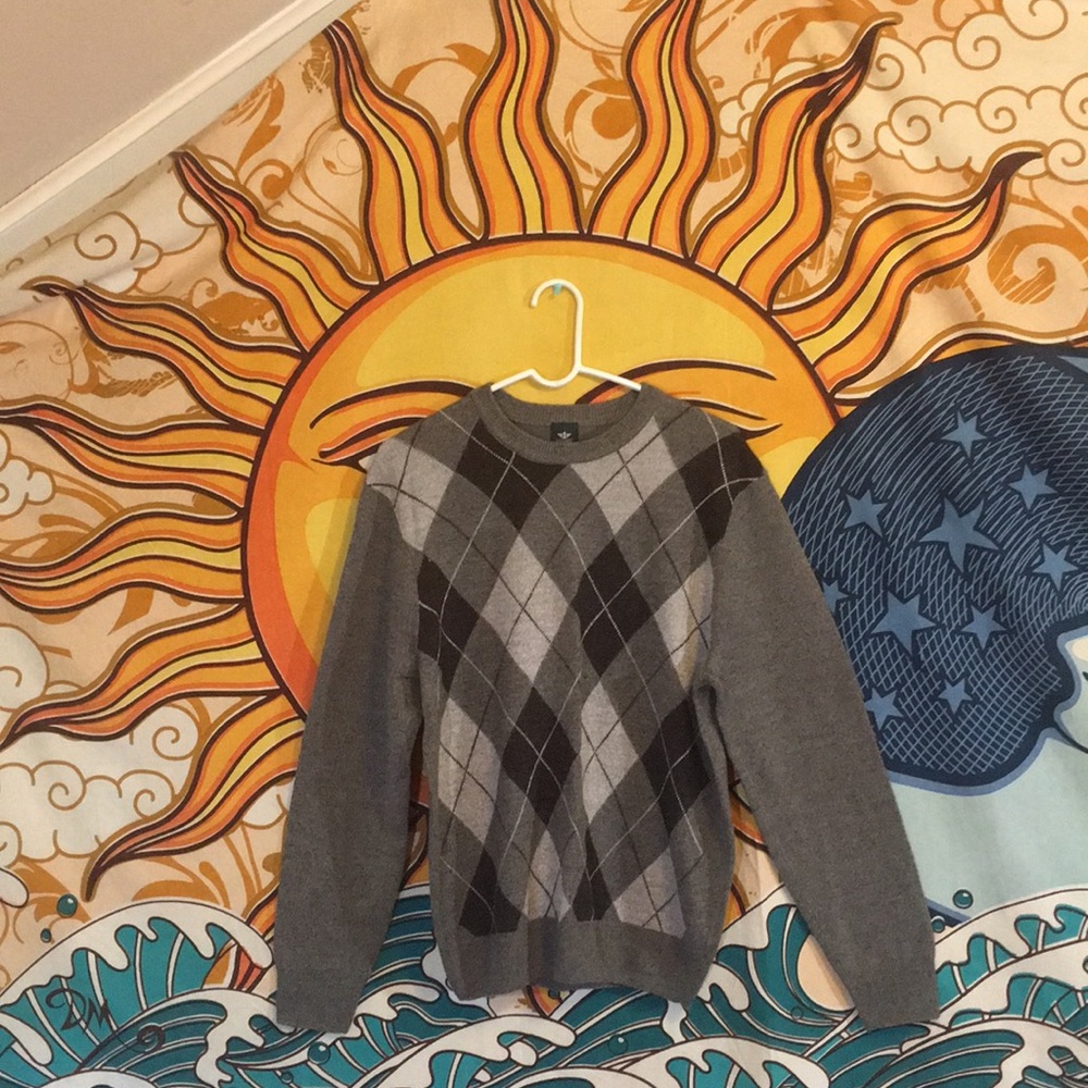 Dockers lightweight argyle sweater in browns MM